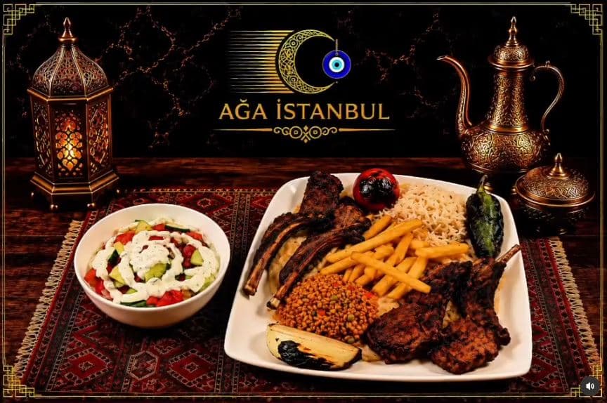 Traditional Turkish culinary selection dish number 10 at Aga Istanbul