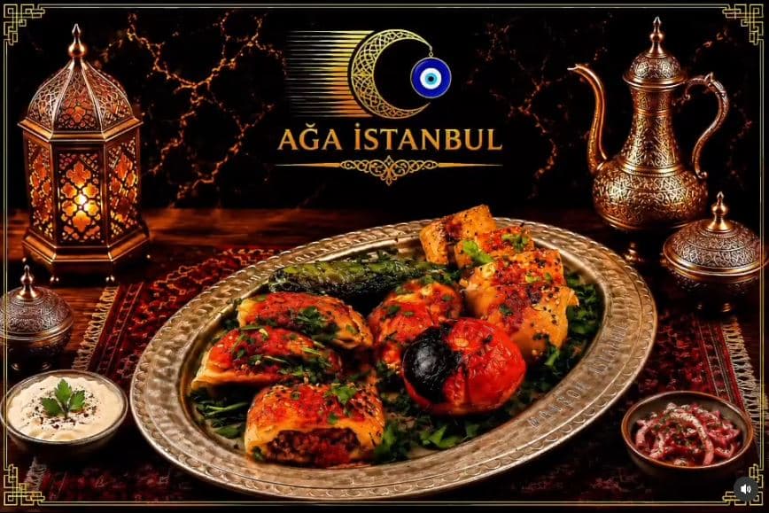 Traditional Turkish culinary selection dish number 12 at Aga Istanbul