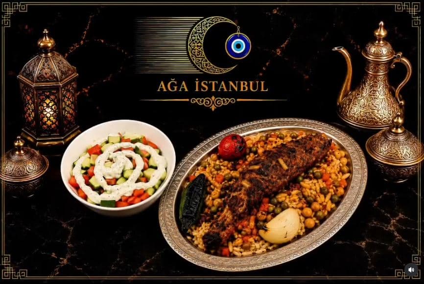 Traditional Turkish culinary selection dish number 13 at Aga Istanbul