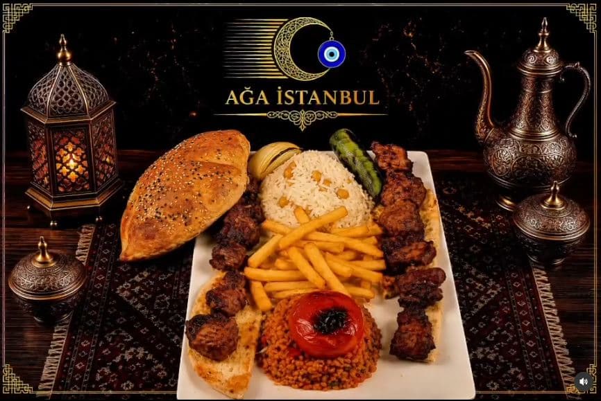 Traditional Turkish culinary selection dish number 17 at Aga Istanbul