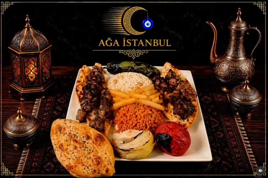 Traditional Turkish culinary selection dish number 18 at Aga Istanbul