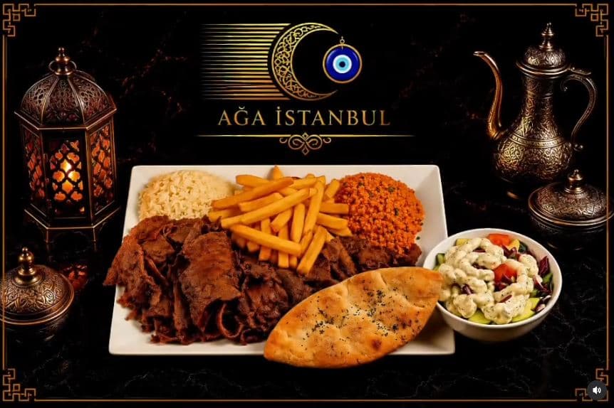 Traditional Turkish culinary selection dish number 6 at Aga Istanbul