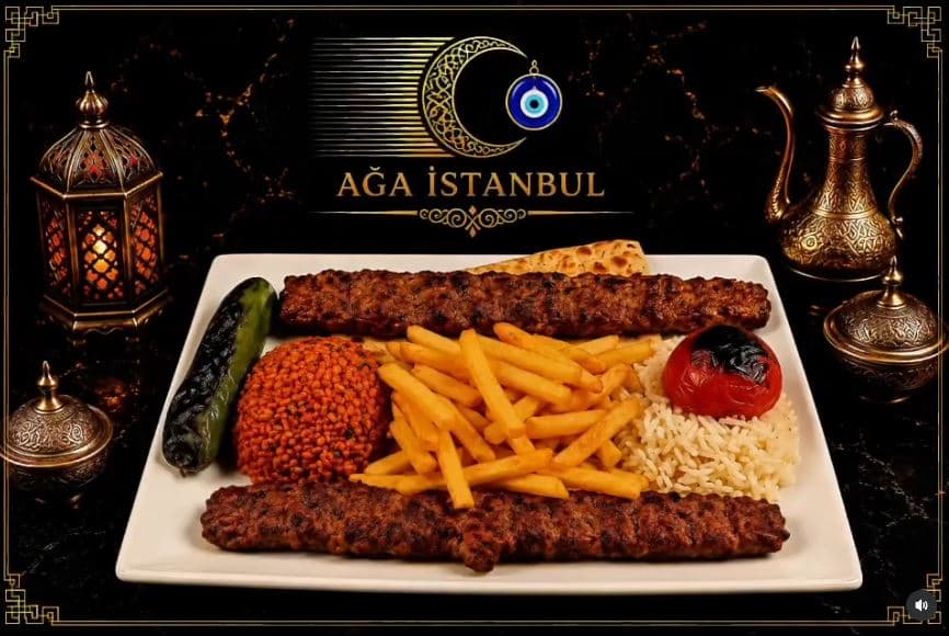 Traditional Turkish culinary selection dish number 7 at Aga Istanbul