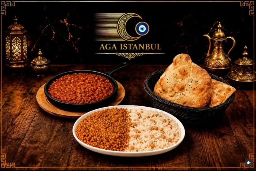 Traditional Turkish culinary selection dish number 9 at Aga Istanbul