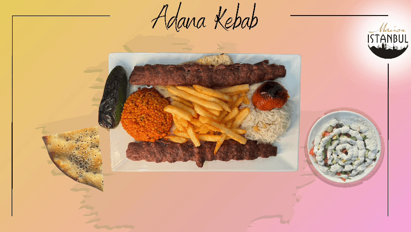 Adana Kebab (1 skewer / 2 skewers) - Aga Istanbul Dish Portfolio Photo