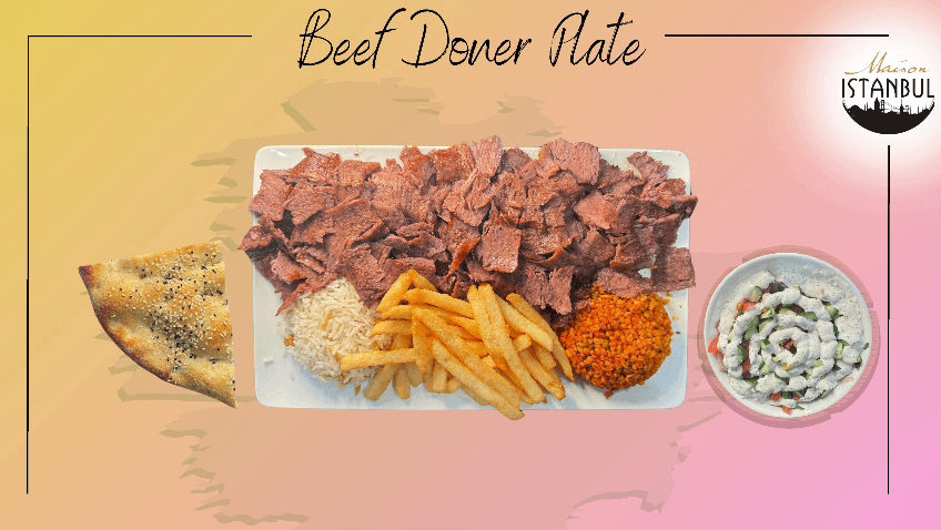 Beef Döner Plate - Aga Istanbul Dish Portfolio Photo