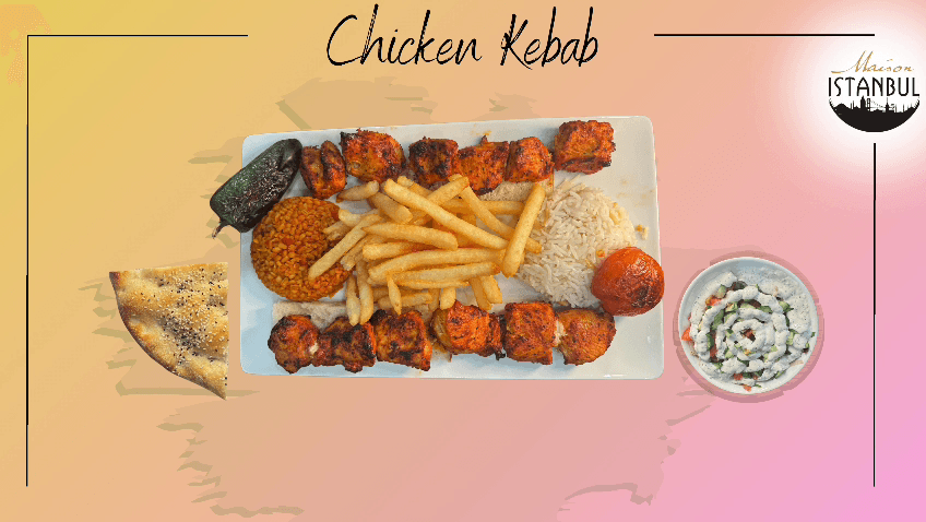 Chicken Kebab (1 skewer / 2 skewers) - Aga Istanbul Dish Portfolio Photo