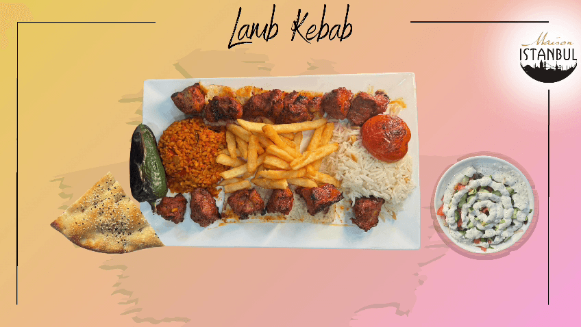 Lamb Kebab (1 skewer / 2 skewers) - Aga Istanbul Dish Portfolio Photo