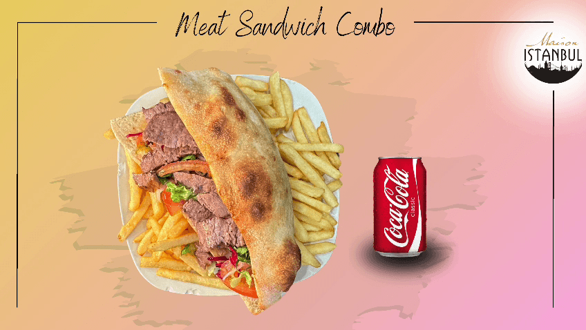 Kebab Sandwich Combo - Aga Istanbul Dish Portfolio Photo