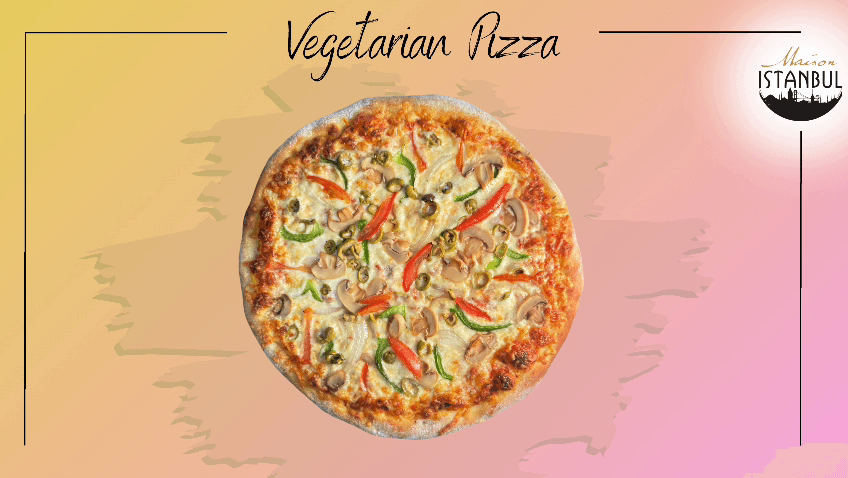 Vegetarian Pizza - Aga Istanbul Dish Portfolio Photo